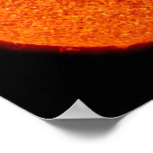 Zonneactiviteit op de zon poster (Hoek)