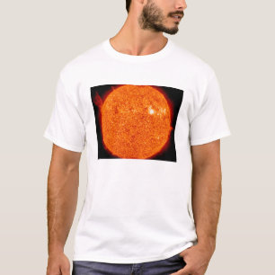 Zonneactiviteit op de zon t-shirt