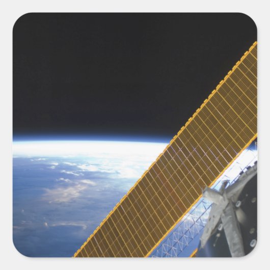 Zonnearraypanelen Vierkante Sticker (Voorkant)