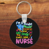 Zonnebaandefinitie Love Nursing Nursing School N Sleutelhanger (Voorkant)