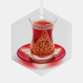 Zonnebaars Glas Ornament (Achterkant)