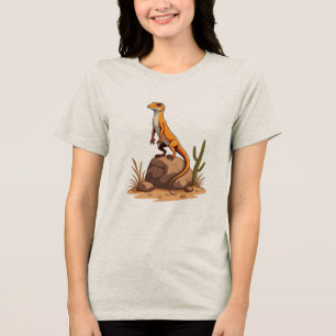 Zonnebaden Hagedis Vibes Tri-Blend Shirt