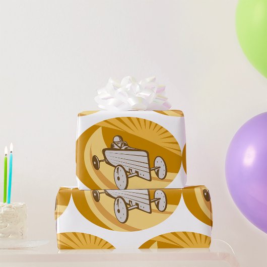 Zonnebakauto Cadeaupapier