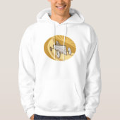Zonnebakauto Hoodie (Voorkant)