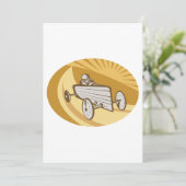 Zonnebakauto Kaart (Staand voorkant)