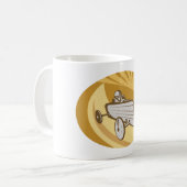 Zonnebakauto Koffiemok (Voorkant links)