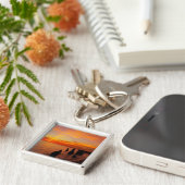 Zonnebakken, twaalf apostelen, Port Campbell Natio Sleutelhanger (Zijkant)