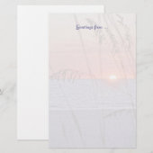 Zonnebakkerij op Treasure Island Briefpapier (Voorkant / Achterkant)