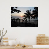 Zonnebakkerij voor doktoren rond balcony Canvas af Poster (Keuken)