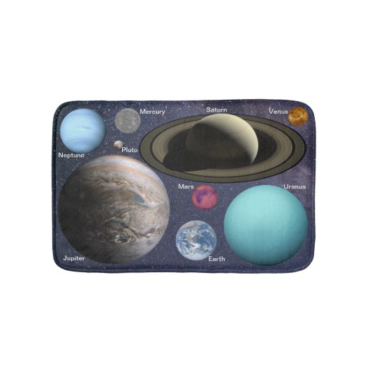 Zonnebakplaneten badmat (Voorkant)