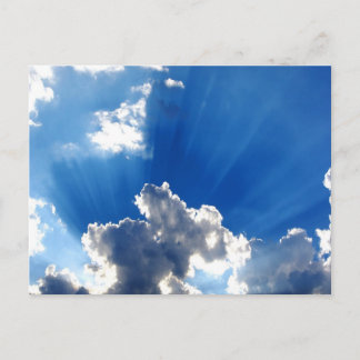 zonnebalken briefkaart