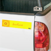 Zonnebarstende Bumperstickers (Op Truck)