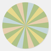 Zonnebarstse Sticker uit de midden van de eeuw: R
