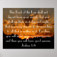 zonnebijbelverdraaiing Joshua 1:8