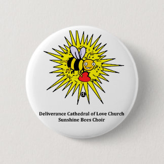 Zonnebijen: Kinderkoor Ronde Button 5,7 Cm