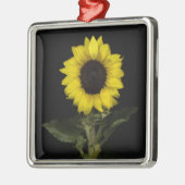 Zonnebloem 11 metalen ornament (Links)