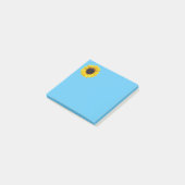 Zonnebloem 3x3 Opmerkingen Post-it® Notes (Schuin)