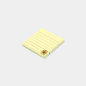 Zonnebloem, 3x3 post-it® notes (Schuin)