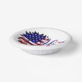 Zonnebloem 4 juli papieren kommen (Gebogen)