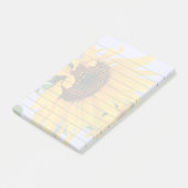 Zonnebloem 4x6 post it note note-pad (Schuin)