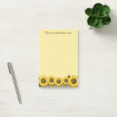 Zonnebloem 4x6 post-it® notes (Kantoor)