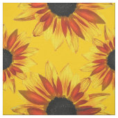 Zonnebloem Abstract weefsel Stof (Swatch)