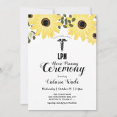 Zonnebloem Afstuderen LPN Zonnebronceremonie Kaart (Voorkant)