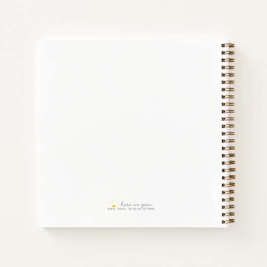 Zonnebloem "Al mijn briljante ideeën" Notitieboek (Achterkant)