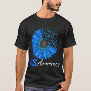 Zonnebloem ALS-bewustzijnslint Supporter Warrior F T-shirt