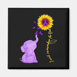 Zonnebloem, Alzheimer, weet ik nog wel. Magneet