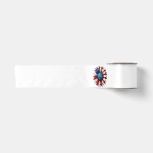 Zonnebloem Amerikaanse Vlag 4 Juli Lint