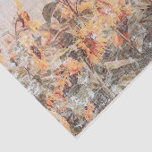 Zonnebloem Antiek herfsttextiel Tissuepapier (Detail)