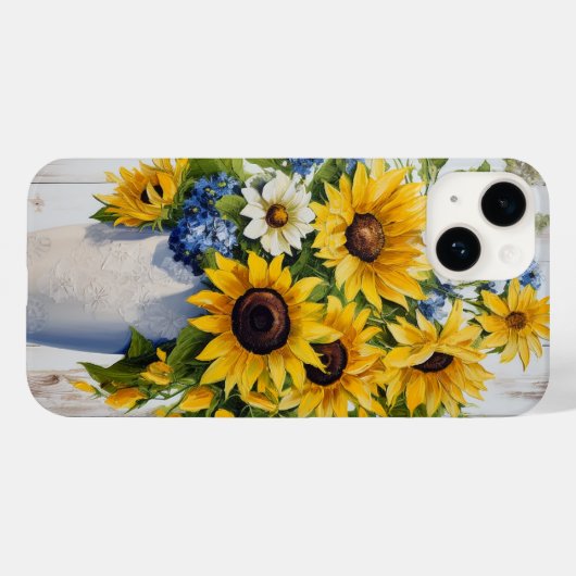 zonnebloem arrangement bloemen Case-Mate iPhone case (Achterkant (horizontaal))