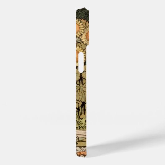 Zonnebloem Art Nouveau Tuin Grasset Vrouw Case-Mate iPhone Case (Achterkant / Rechts)