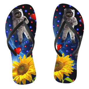 Zonnebloem Astronaut Teenslippers