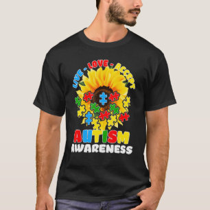 Zonnebloem Autisme Awareness Live Love Accepteer A T-shirt