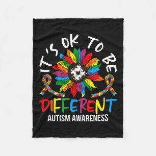 Zonnebloem Autisme Awareness Maand voor Autisme Aw Fleece Deken