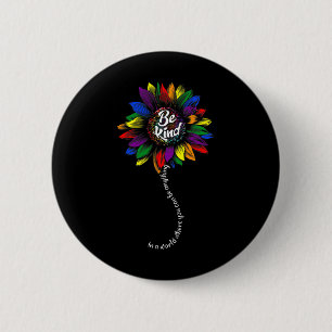 Zonnebloem Autisme Bewustheid Sint-Poole Mam Super Ronde Button 5,7 Cm