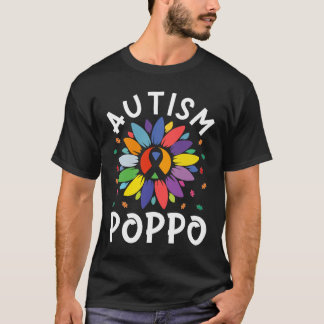 Zonnebloem Autisme Dag Aanpassing Familie Aut T-shirt