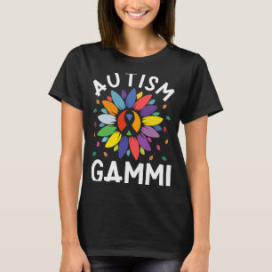 Zonnebloem Autisme Dag Aanpassing Familie Aut T-shirt