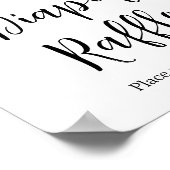 Zonnebloem Baby shower Diaper Raffle Poster (Hoek)