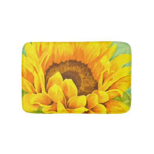 Zonnebloem Badmat (Voorkant)
