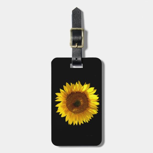 Zonnebloem Bagagelabel (Voorkant verticaal)