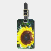 Zonnebloem Bagagelabel (Voorkant verticaal)