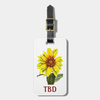 Zonnebloem Bagagelabel