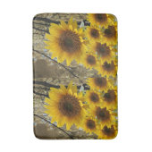 Zonnebloem Bathroom Bathmat Badmat (Voorkant Verticaal)