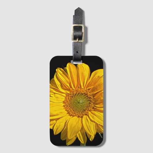 Zonnebloem bc lta bagagelabel (Voorkant (verticaal))