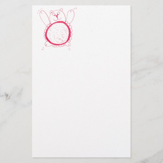 Zonnebloem Beer Briefpapier (Voorkant)