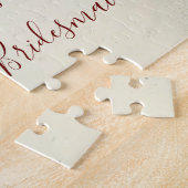 Zonnebloem... ben je mijn Bridesmaid. Legpuzzel (Zijkant)