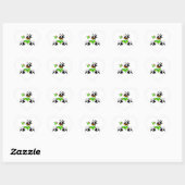 Zonnebloem Beren Hart Sticker (Vel)